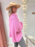 Pull Boubou rose