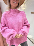 Pull Boubou rose