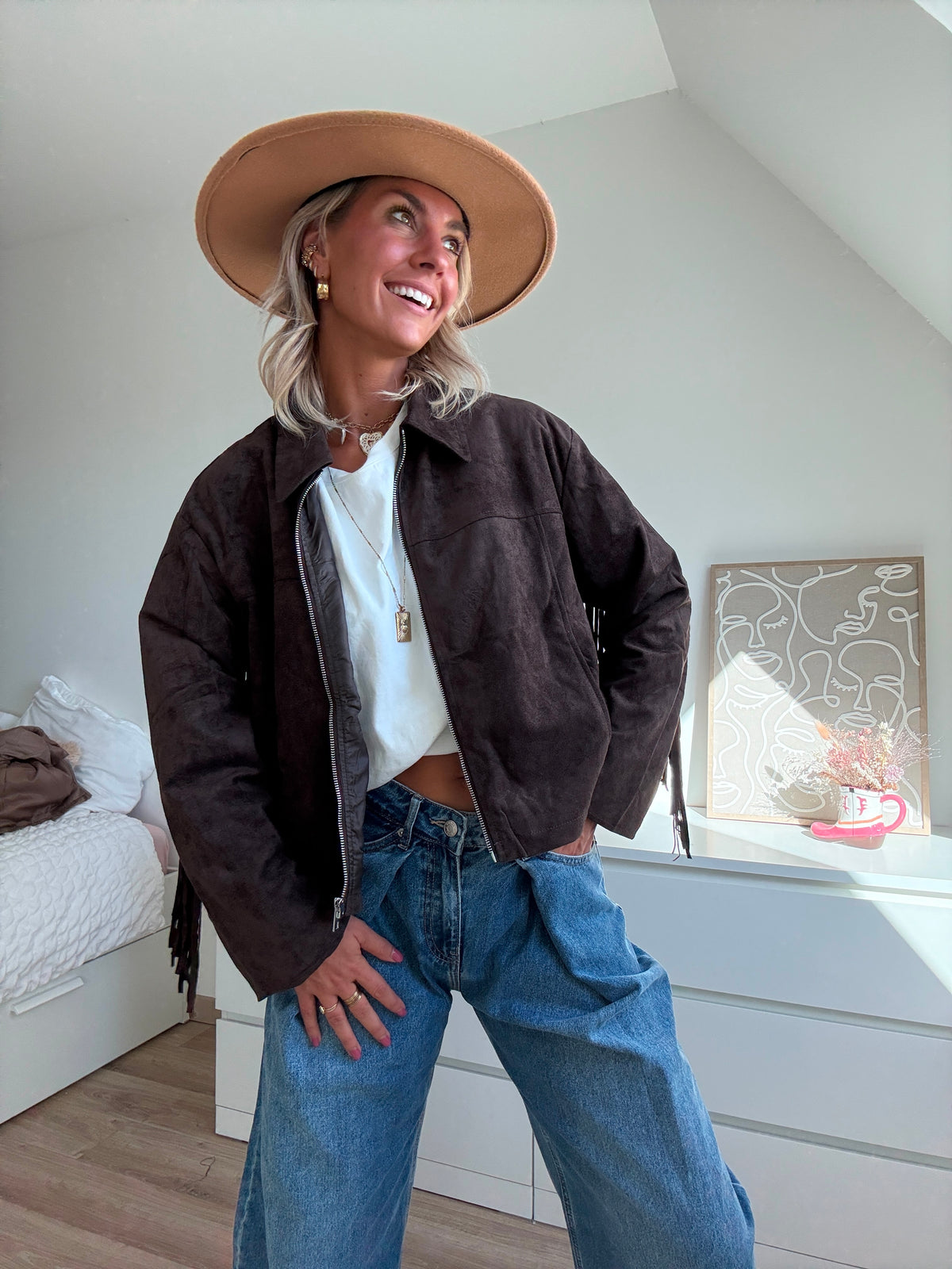 Veste Rachel marron
