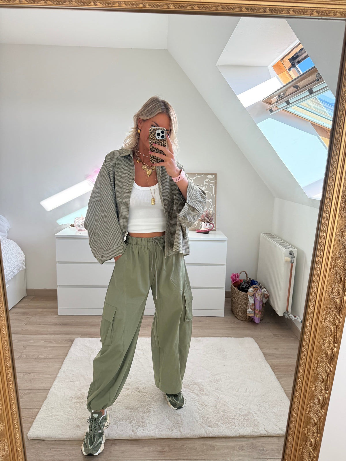 Pantalon Mawen kaki