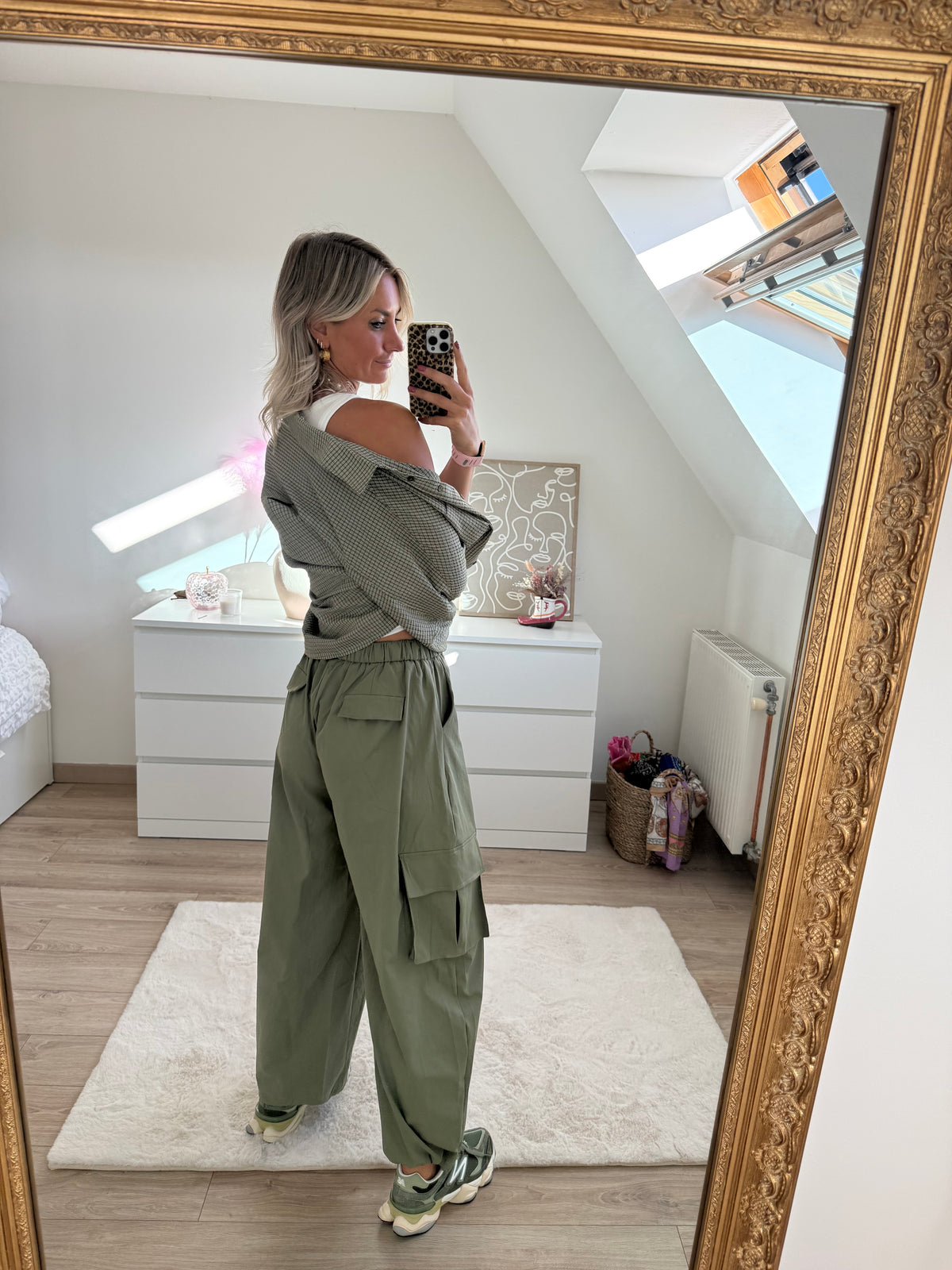 Pantalon Mawen kaki