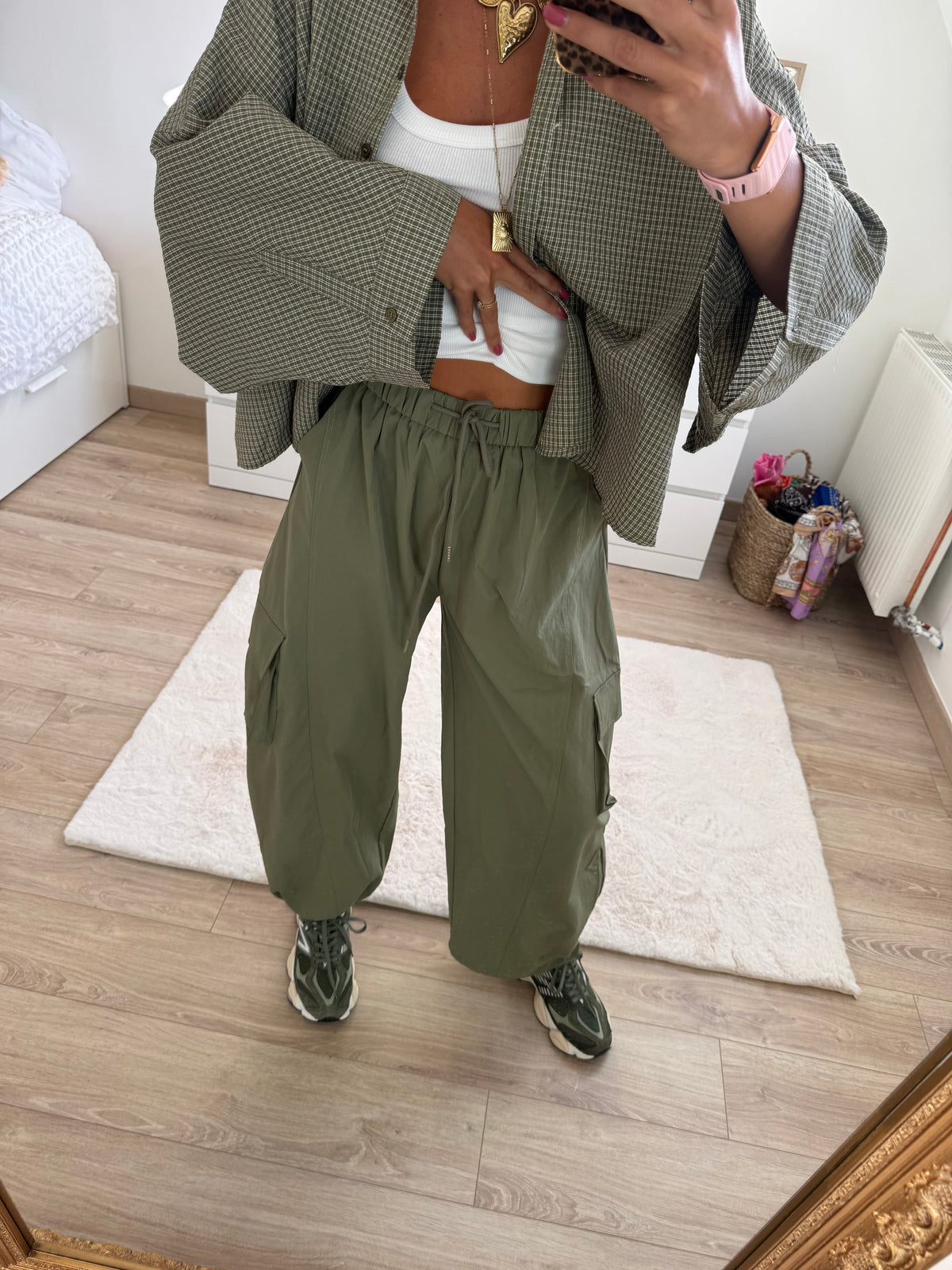 Pantalon Mawen kaki