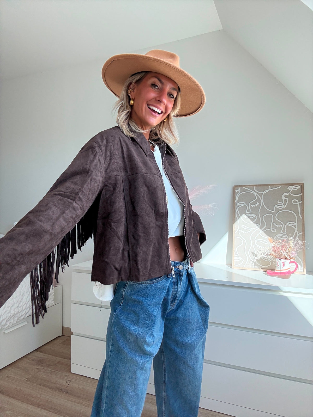 Veste Rachel marron