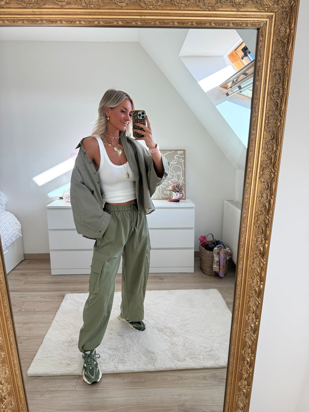 Pantalon Mawen kaki