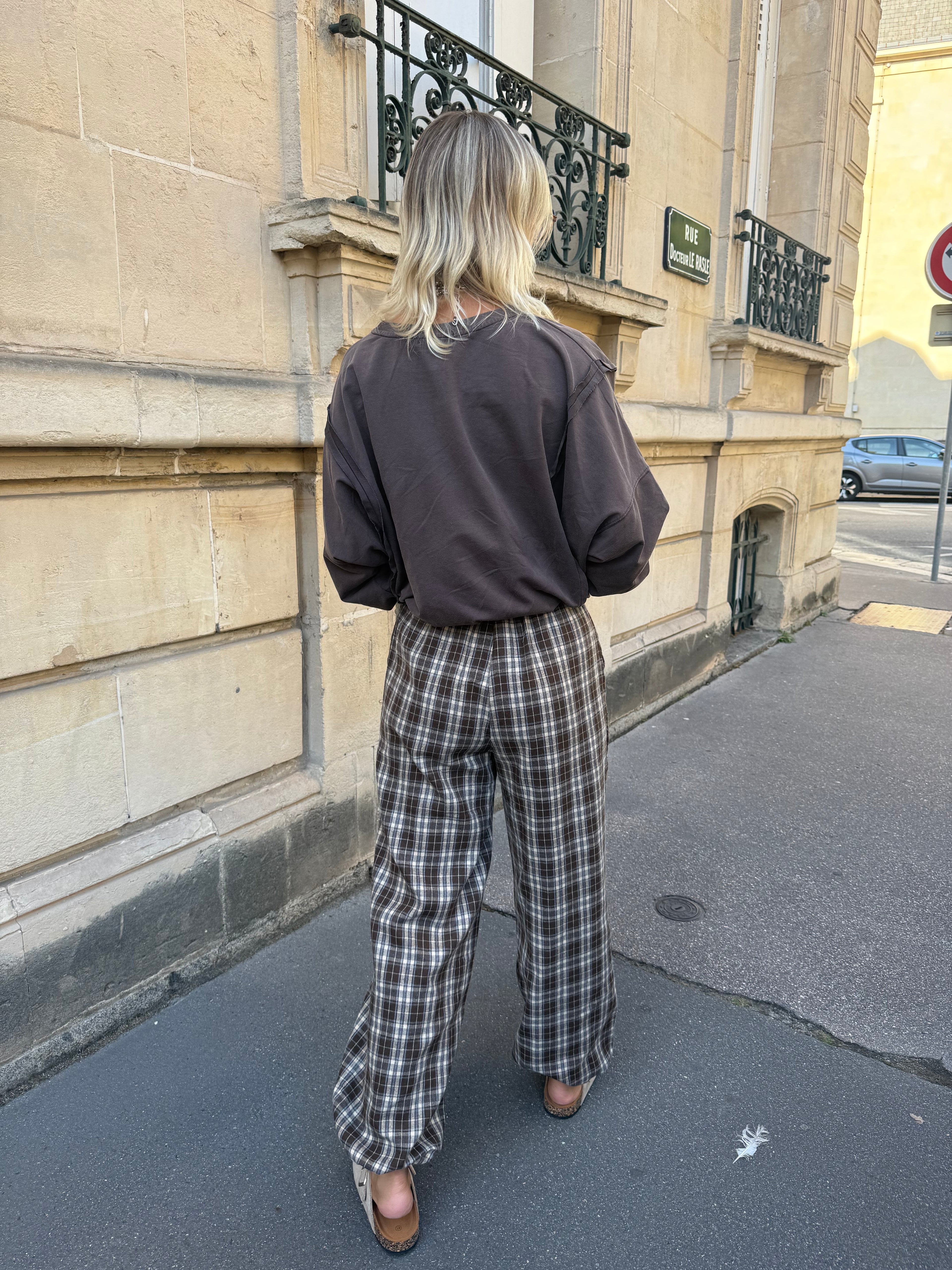 Pantalon Raphael marron