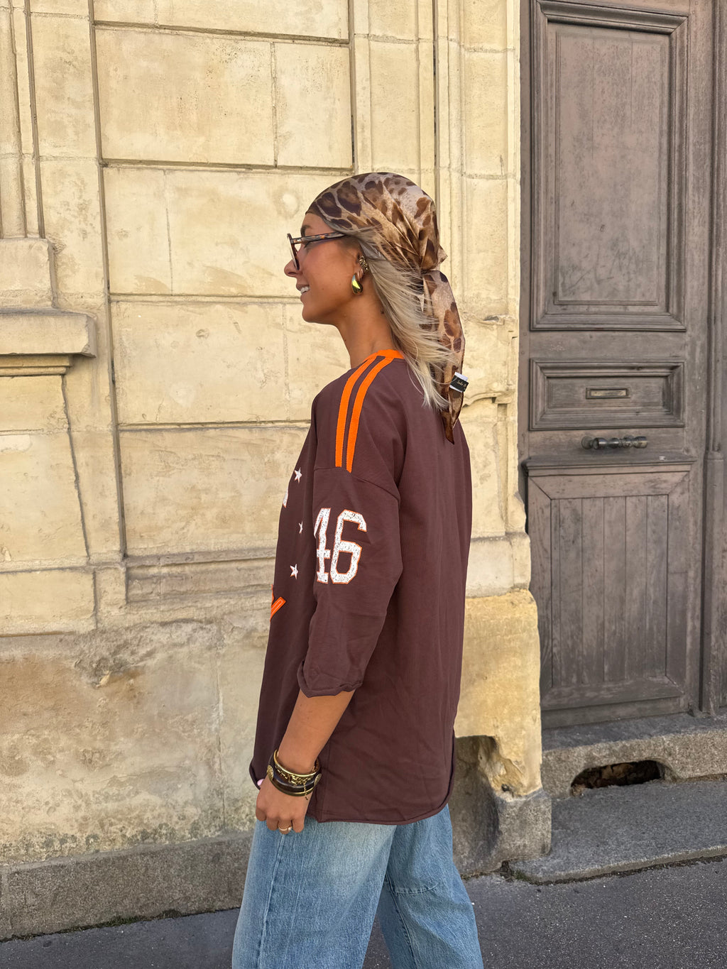 Tee-shirt NY orange