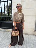 Pantalon Armand marron