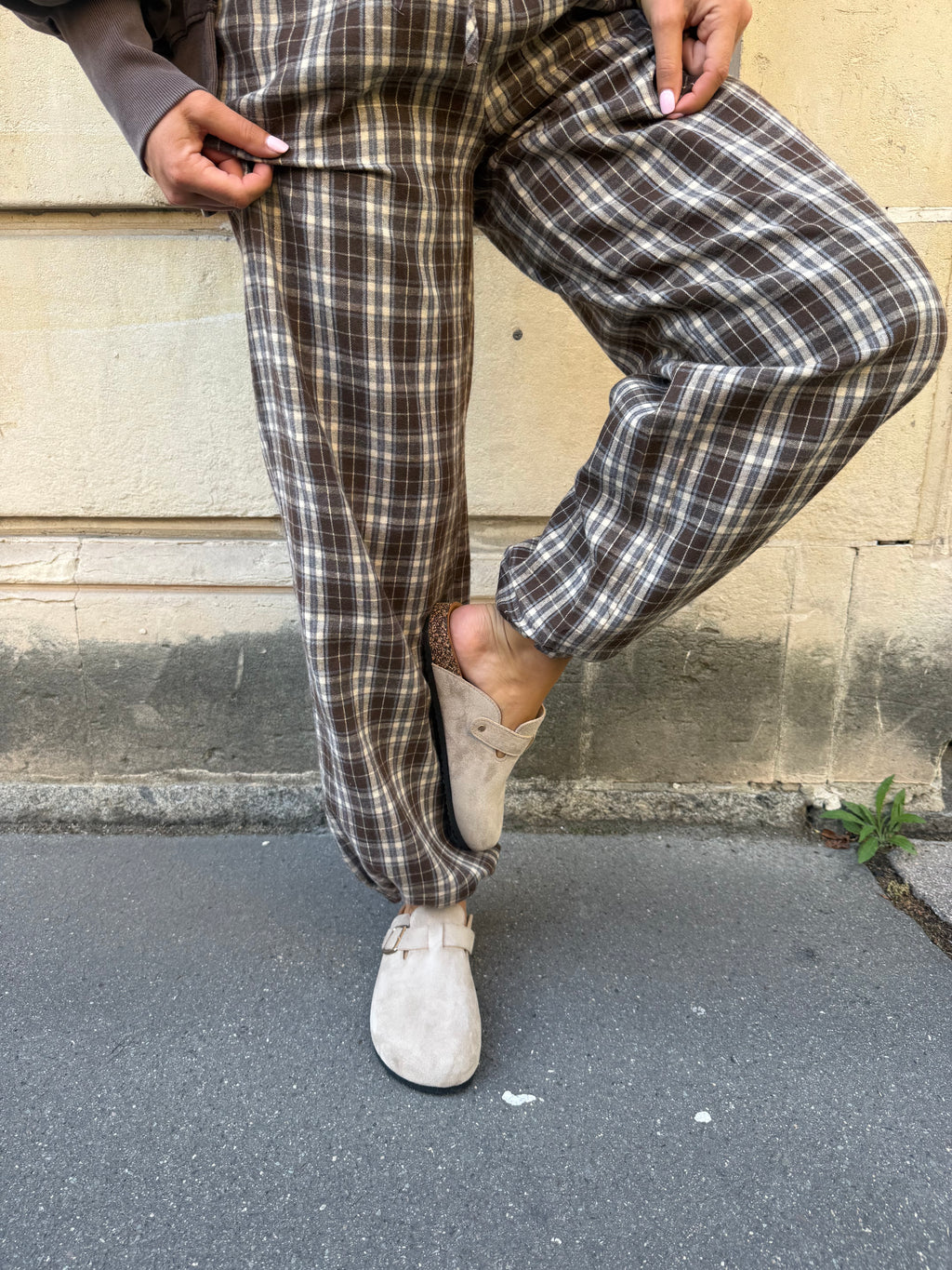 Pantalon Raphael marron