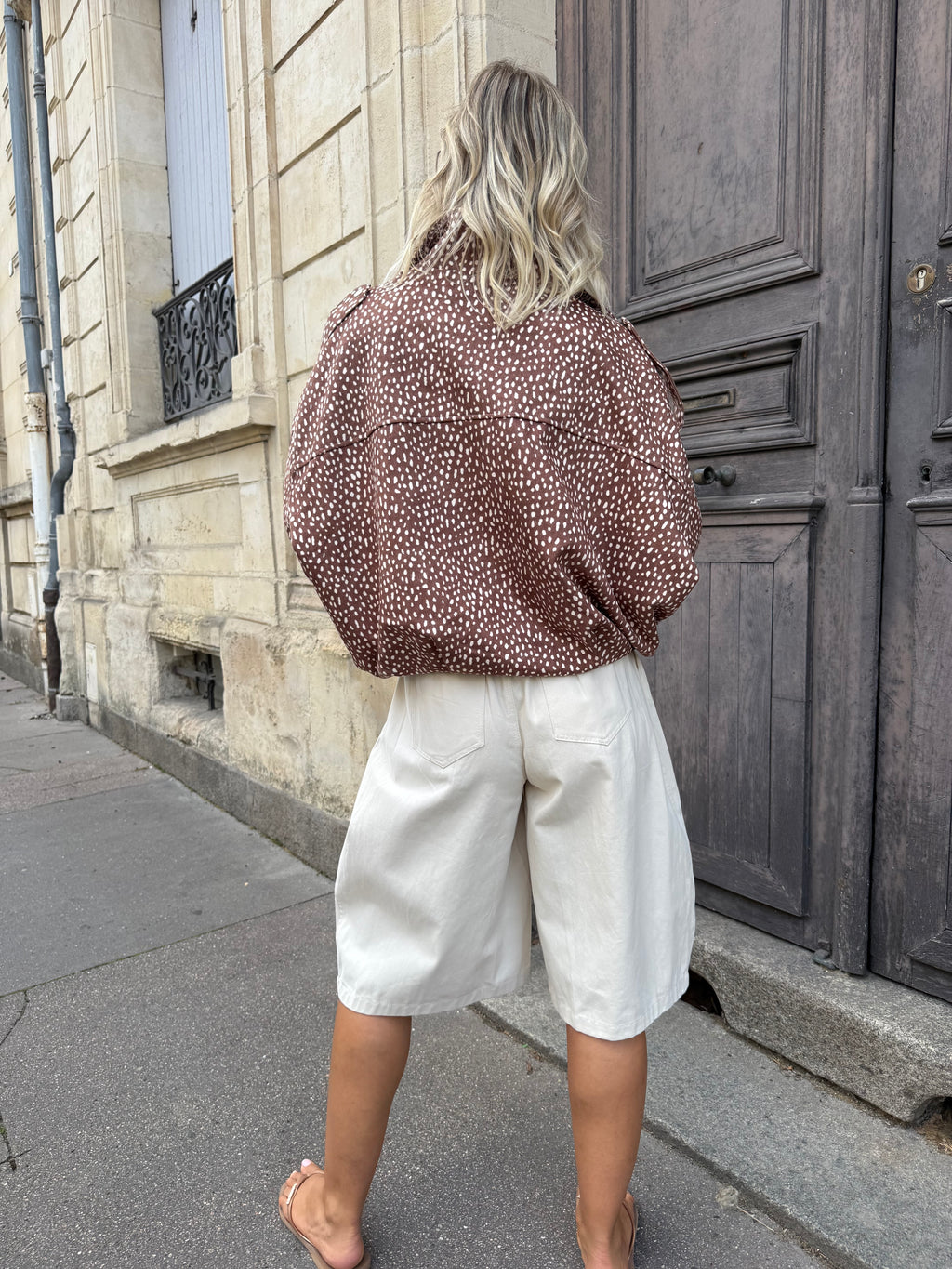 Bermuda Cléo beige