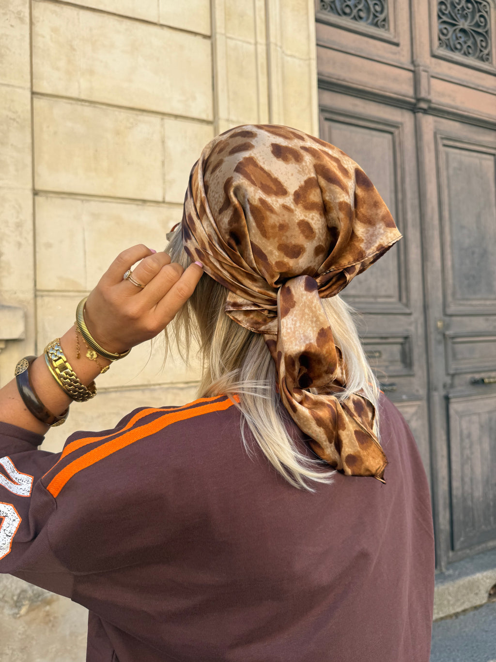 Foulard leopard
