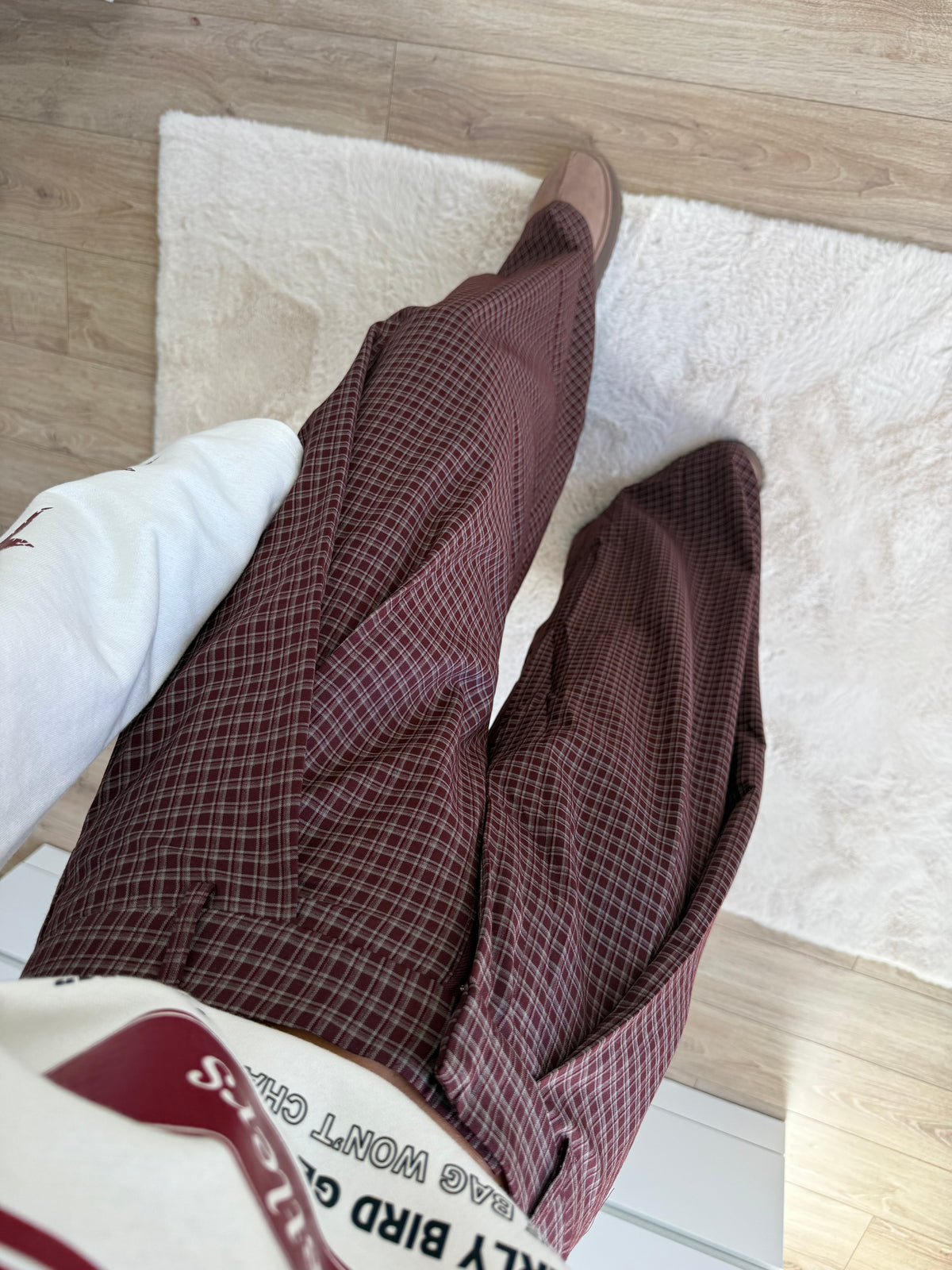 Pantalon Eliott bordeaux