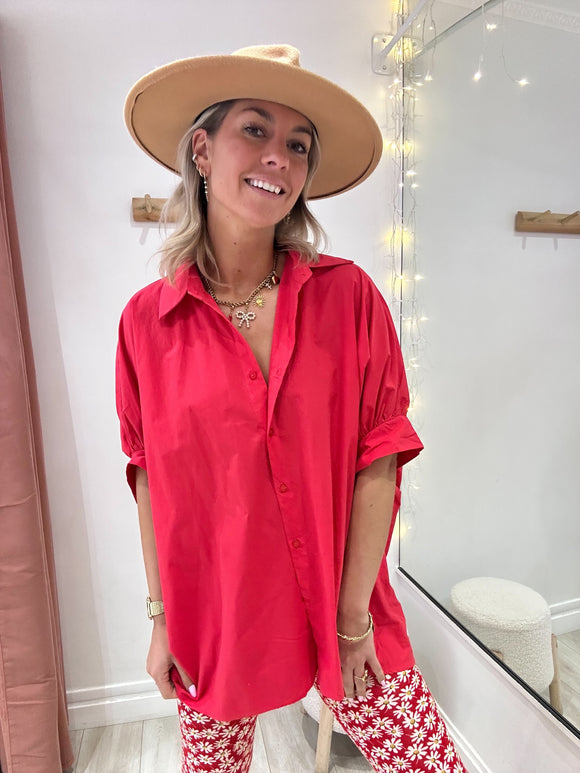 Chemise Lauria rouge