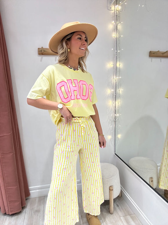 Pantalon Lou jaune