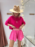 Short Sabyn fuchsia