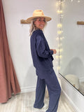 Ensemble Lysie bleu