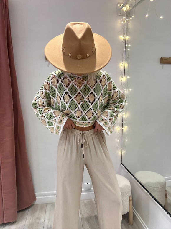 Pantalon Albi beige