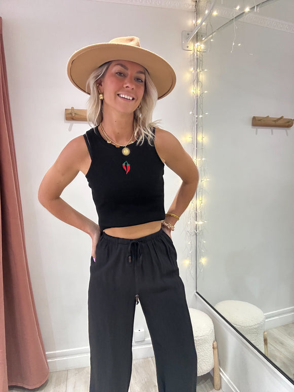 Pantalon Albi noir