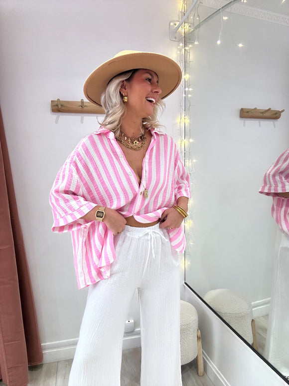 Pantalon Salomé blanc