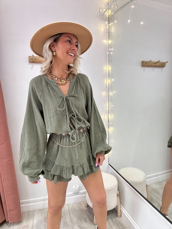 Combishort Maya kaki