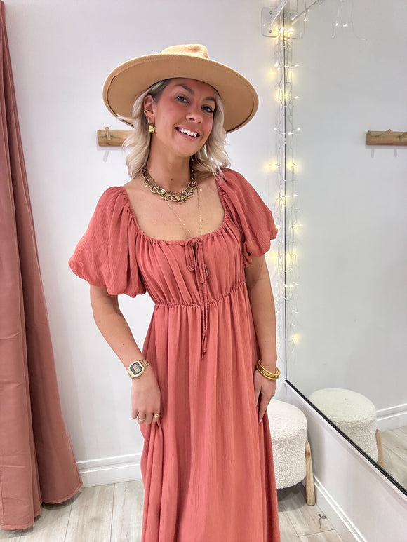 Robe Julianne terracota