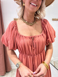 Robe Julianne terracota