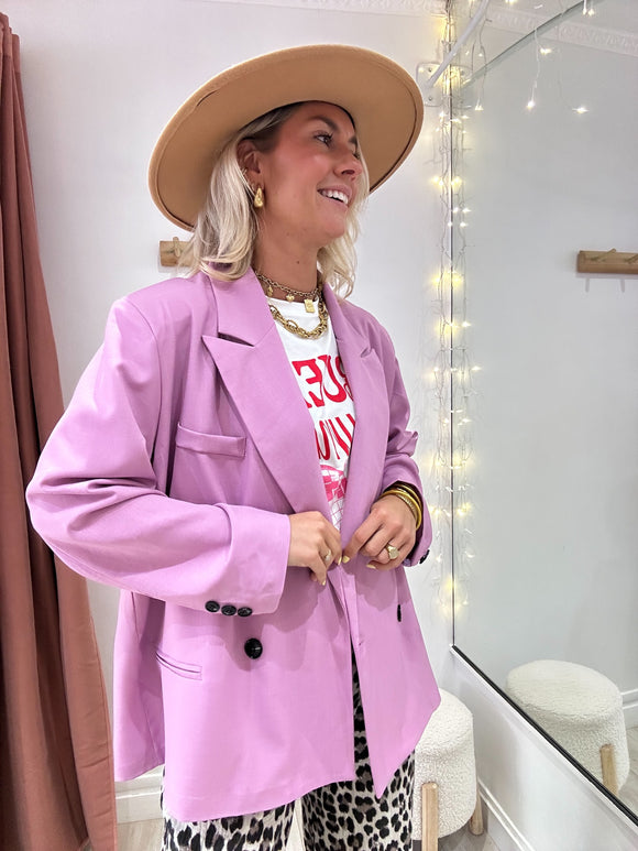 Blazer Daphné mauve