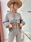 Ensemble Jodie taupe