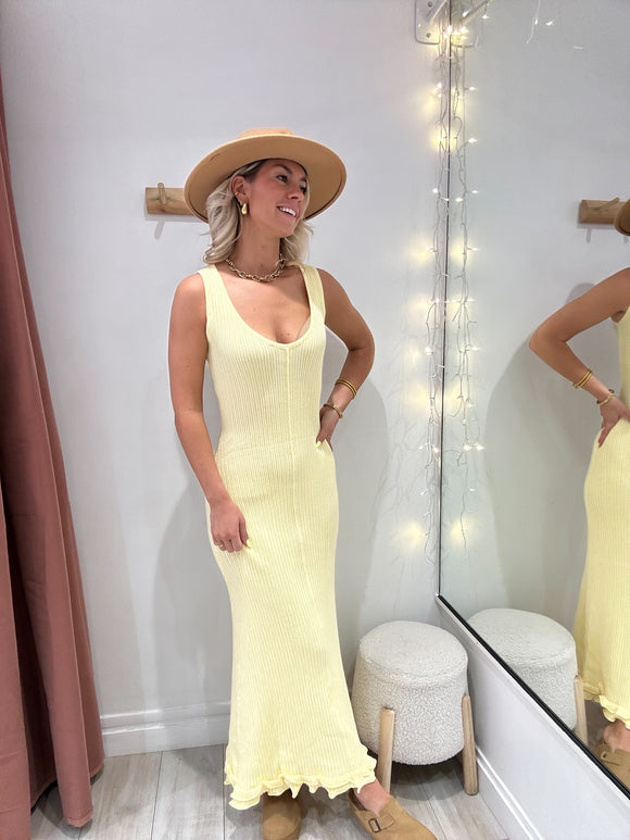 Robe Eliah jaune