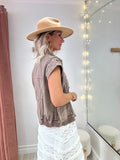 Veste Zélie marron