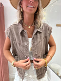Veste Zélie marron