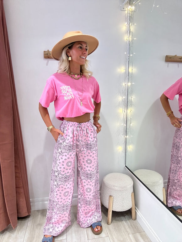 Pantalon Isma rose