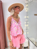 Top Lilou rose