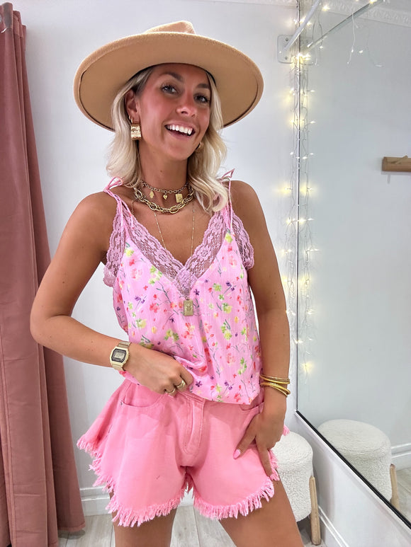 Top Lilou rose