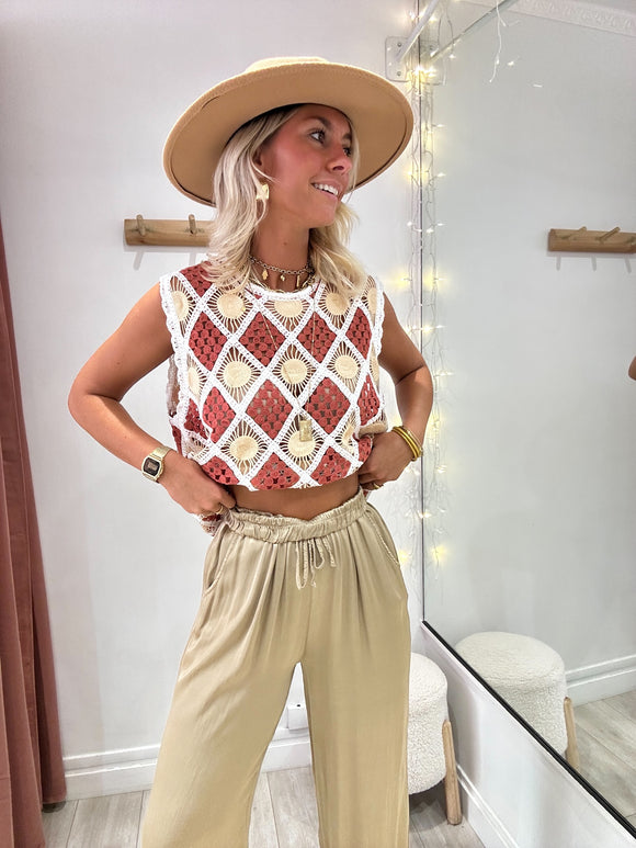 Pantalon Calia beige