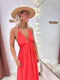 Robe Noeli corail