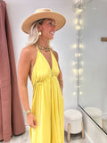 Robe Noeli jaune