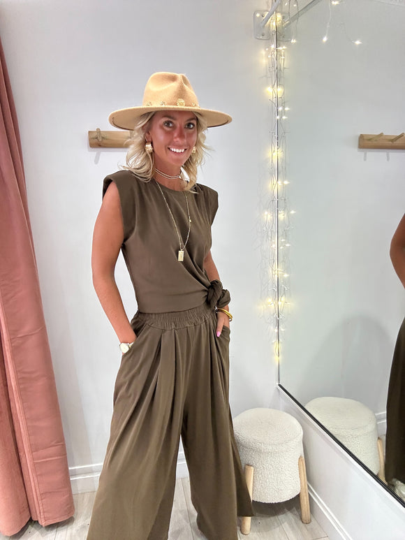 Pantalon Ray marron