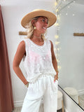Top Ibiza blanc
