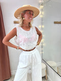 Pantalon Mathis blanc