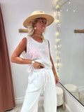 Pantalon Mathis blanc