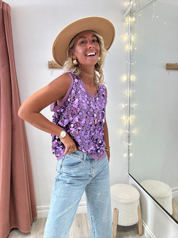 Top Ibiza violet