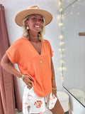 Tee shirt Anaé corail