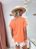 Tee shirt Anaé corail