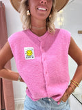 Gilet Louis rose