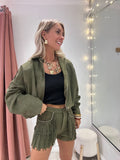 Short Bella kaki