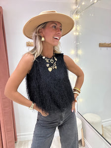 Top Luna noir