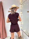 Short Mallow bordeaux
