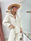 Chemise Amelia beige