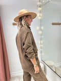 Chemise Amelia marron