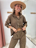 Pantalon Amelia marron